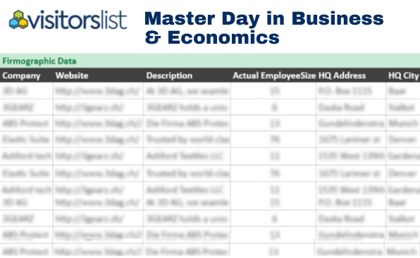 Master Day in Business & Economics