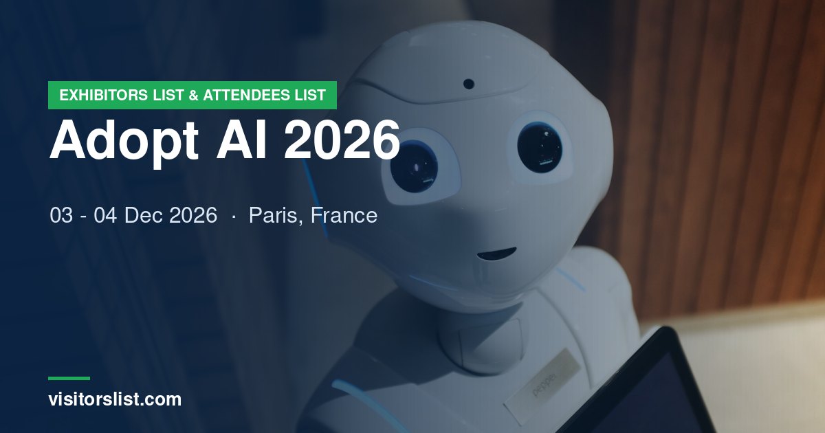 Adopt AI 2026 Exhibitors List & Attendees List