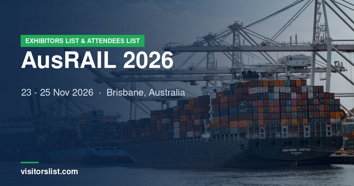 AusRAIL 2026 exhibitors list
