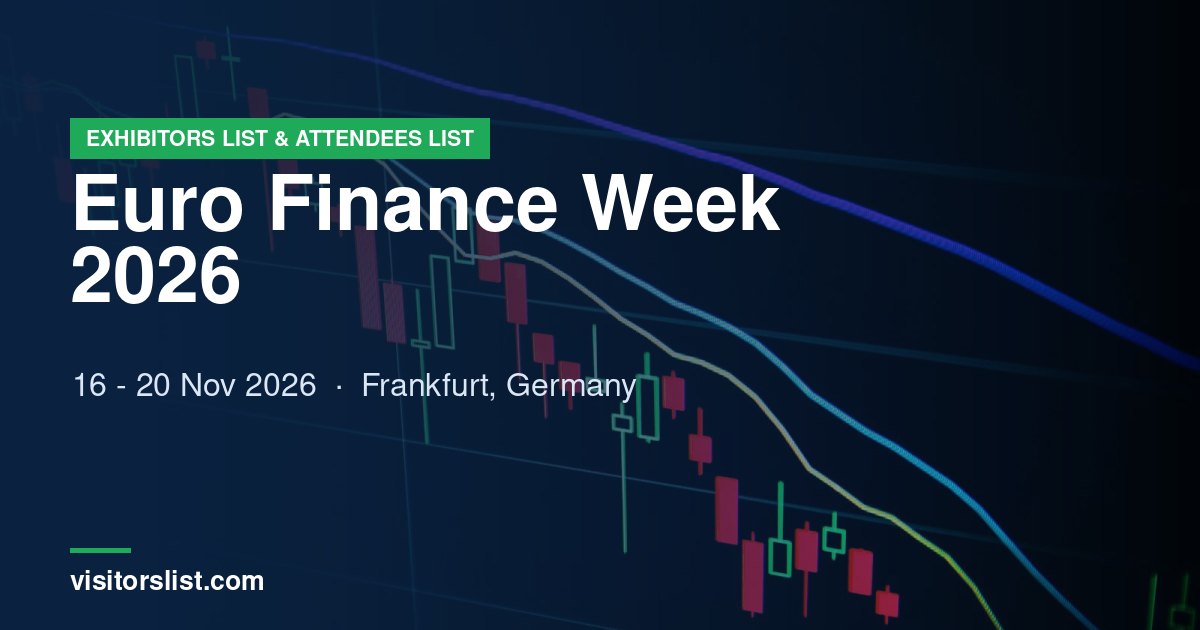 Euro Finance Week 2026 Exhibitors List & Attendees List