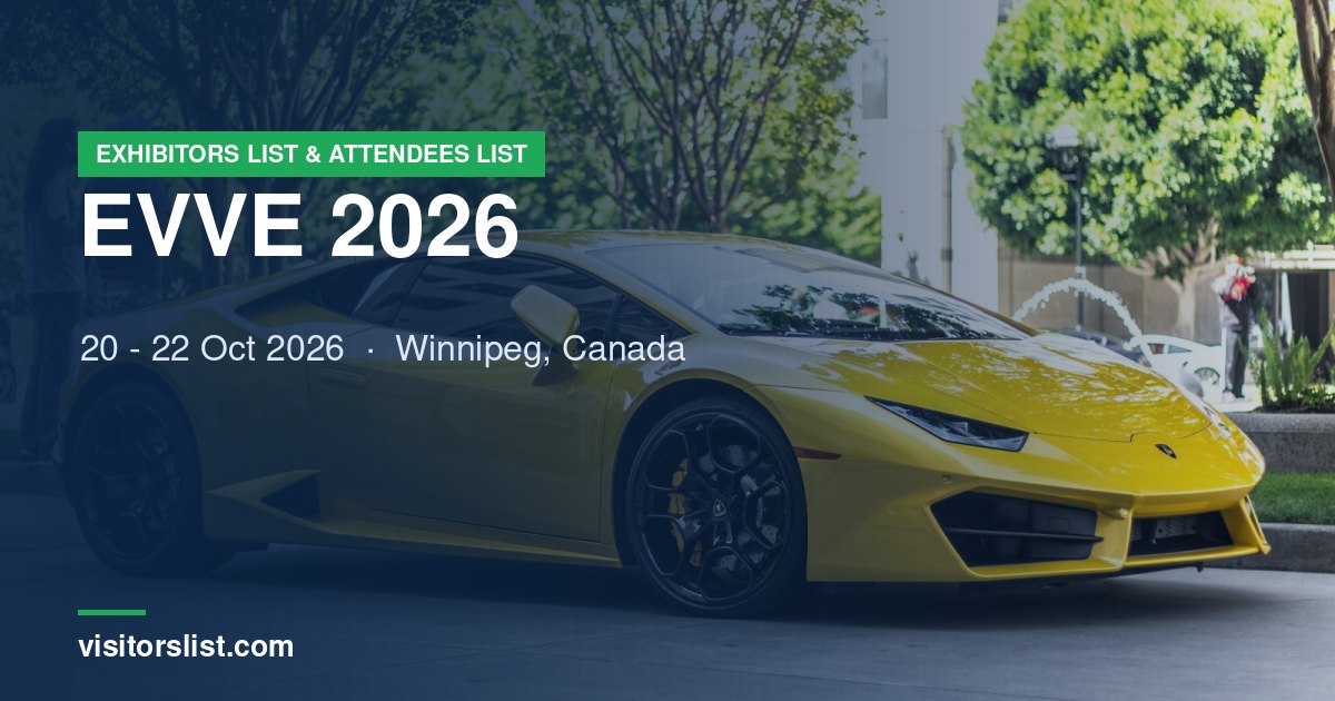EVVE 2026 Exhibitors List & Attendees List