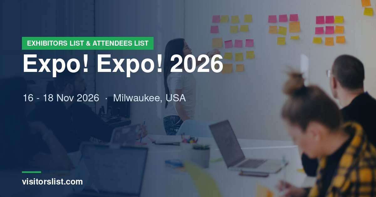 Expo! Expo! 2026 Exhibitors List & Attendees List