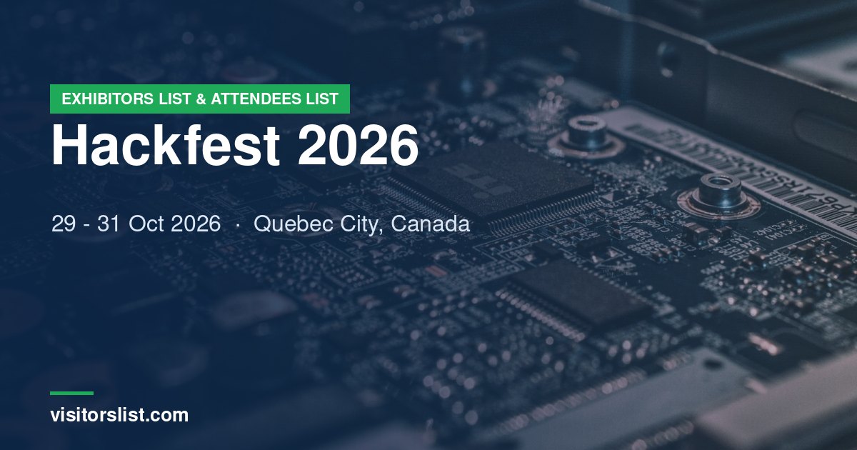 Hackfest 2026 Exhibitors List & Attendees List