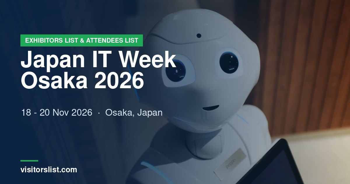 Japan IT Week Osaka 2026 exhibitors list