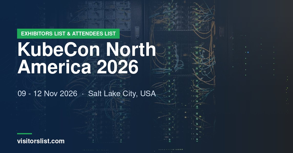 KubeCon North America 2026 Exhibitors List & Attendees List