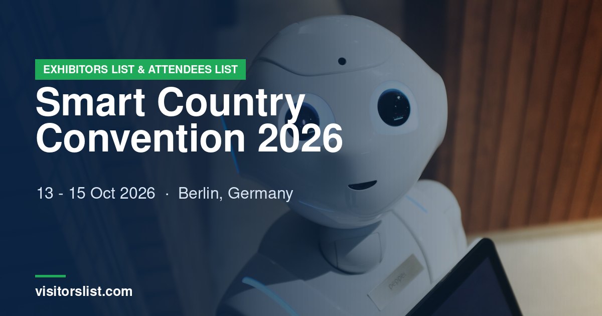Smart Country Convention 2026 Exhibitors List & Attendees List