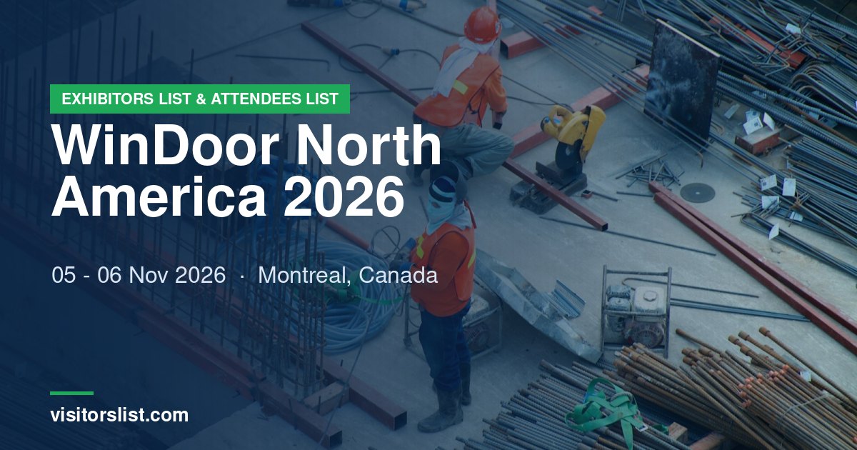 WinDoor North America 2026 Exhibitors List & Attendees List